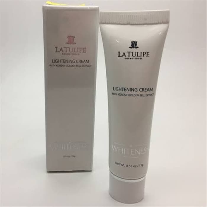 la tulipe lightening cream / cream sore untuk flek hitam