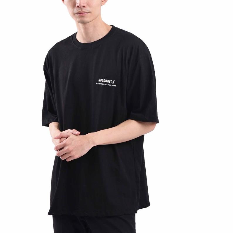♨ Roughneck T225 Black Hollywood Syndrome Tshirt ➮
