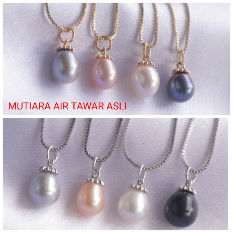 Liontin Mutiara Asli Lombok Bersertifikat