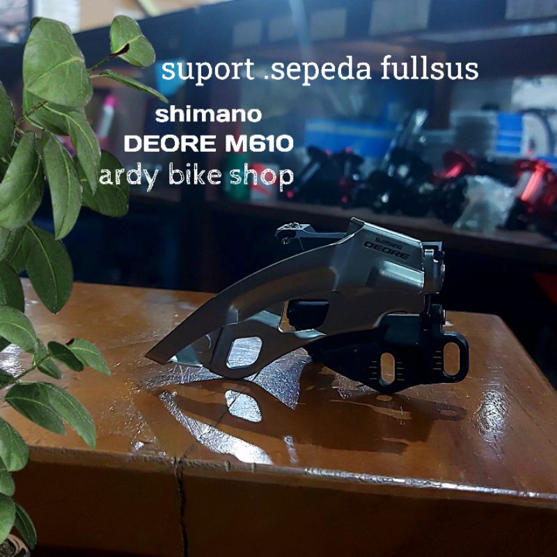 fd shimano deore m610 m616 m6025 deore 3 speed x 10  tarikan atas bawag