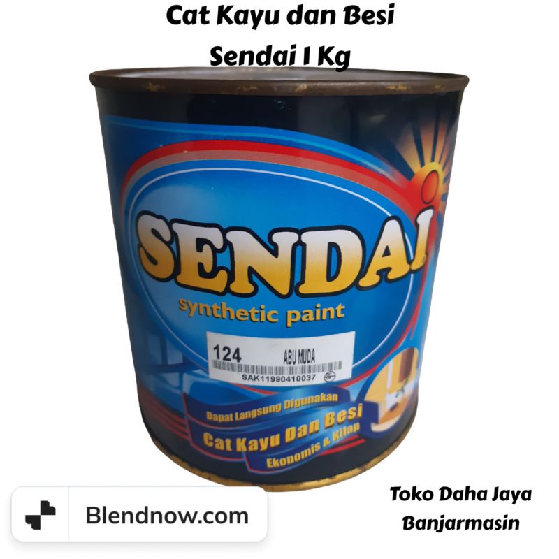 Cat Sendai/ Cat Kayu dan Besi, 1 kg