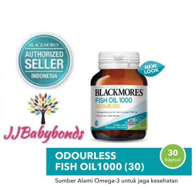 Jual Blackmores Odourless Fish Oil 1000mg 30 Caps Isi 30 Kapsul Kalbe