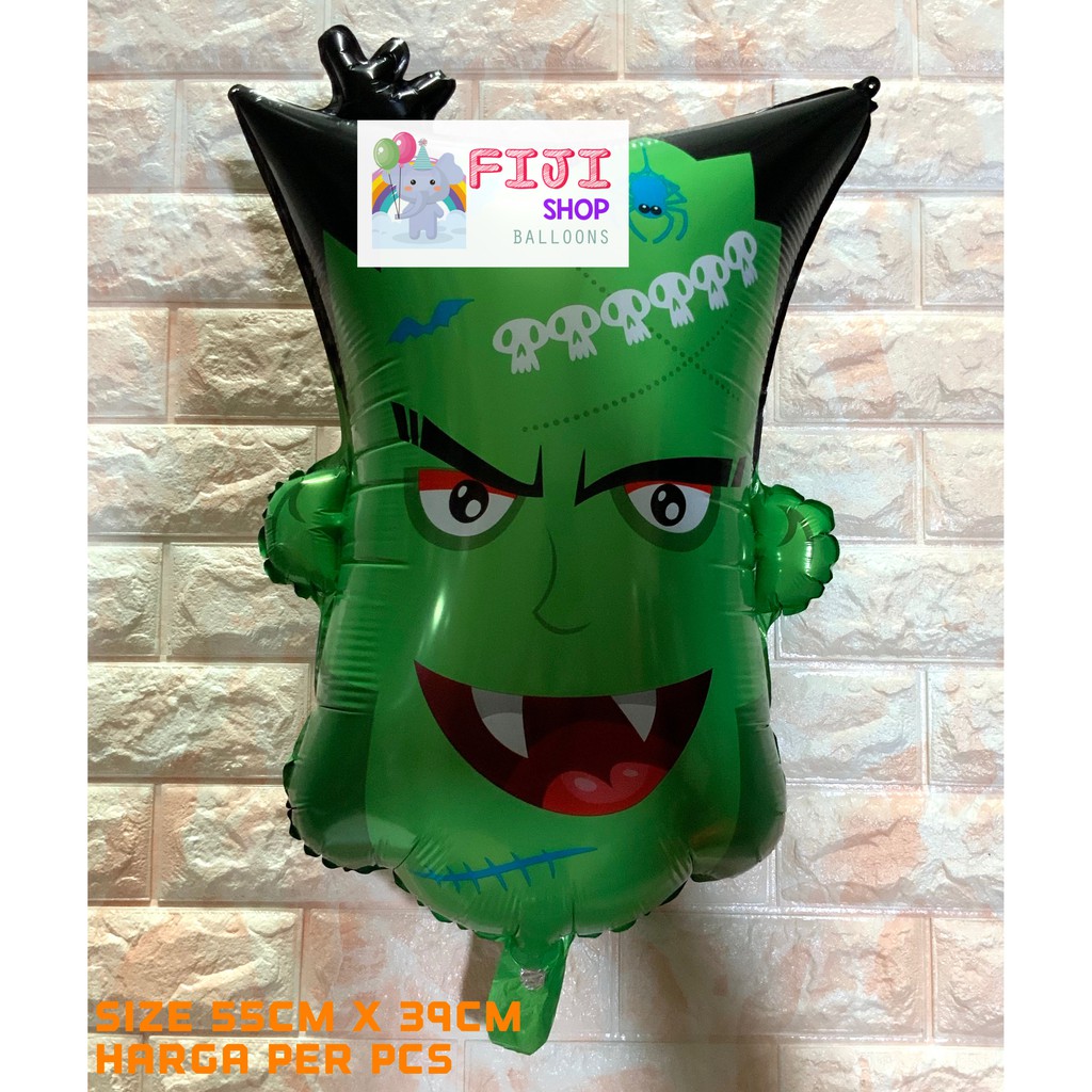 Balon Foil Halloween Frankenstein / Balon Halloween Frankenstein
