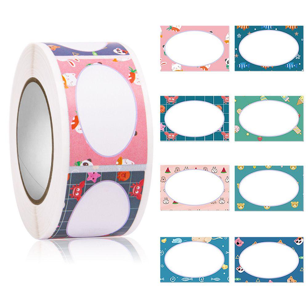 SUYO 350pcs/roll Label Stiker Hewan Sekolah Anak Kids Self Adhesive Sealing Stickers