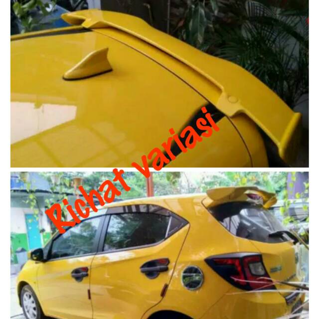 Spoiler all new brio mugen spoiler honda brio mugen