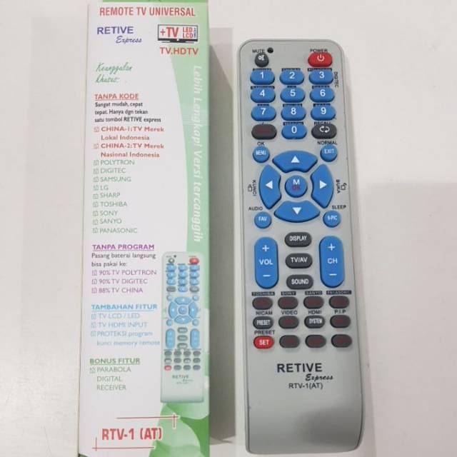 remot tv retive rtv-1 ( AT )