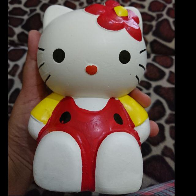 CELENGAN KARAKTER GIPSUM/ TANAH LIAT UNIK LUCU-Hello kitty