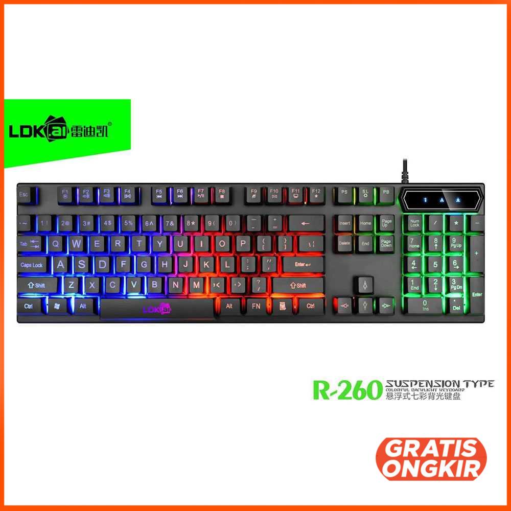 Gaming Keyboard RGB LED - R260