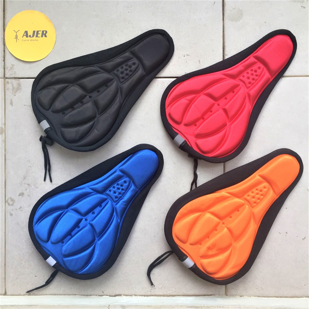 Sarung Jok sadel cover Sepeda busa spons empuk not gel saddle padding bicycle