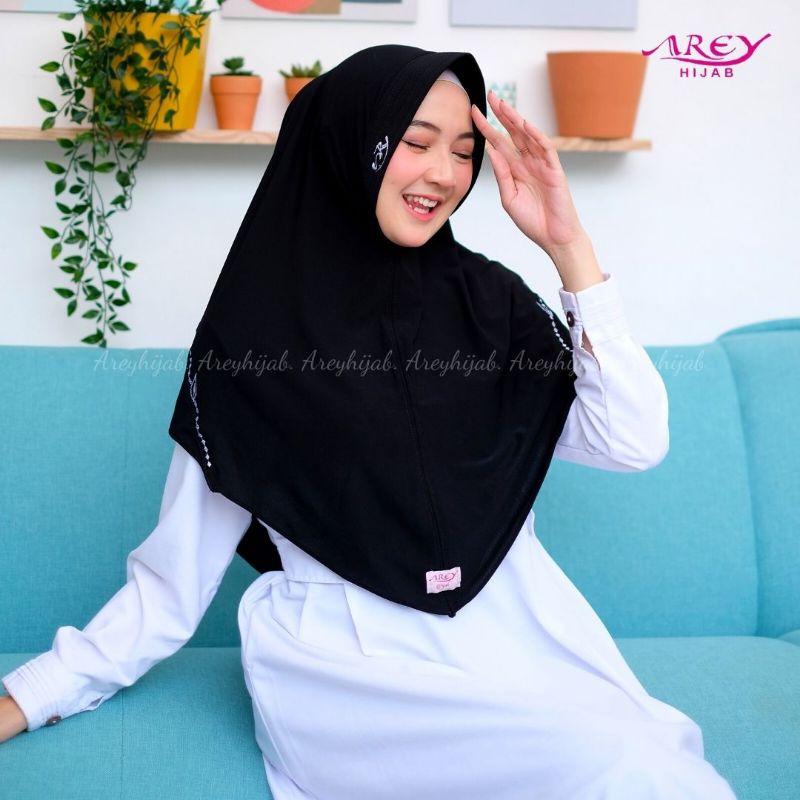 JILBAB INSTAN SALSA AREY OVAL BORDIR KOMBINASI-2