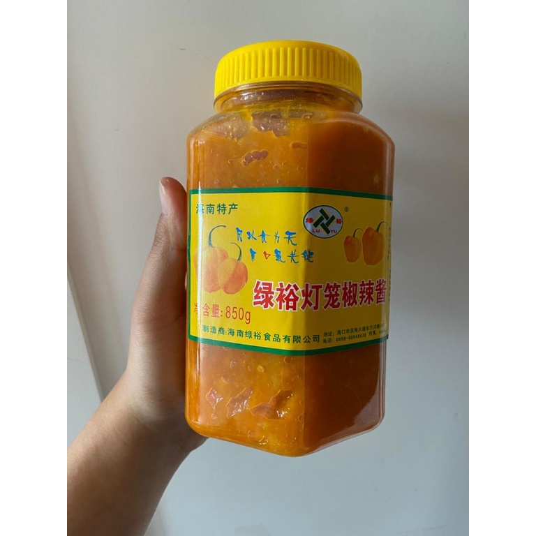 

saus sambal lv jia deng long jiao la jiang 绿裕灯椒辣酱