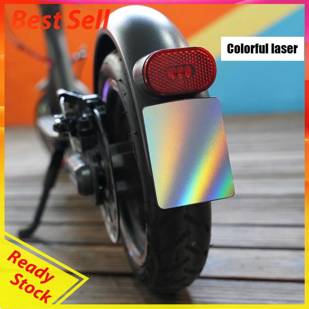 Scooter License Plate Mudguard Reflective Stickers for M365 Pro 2 Accessory