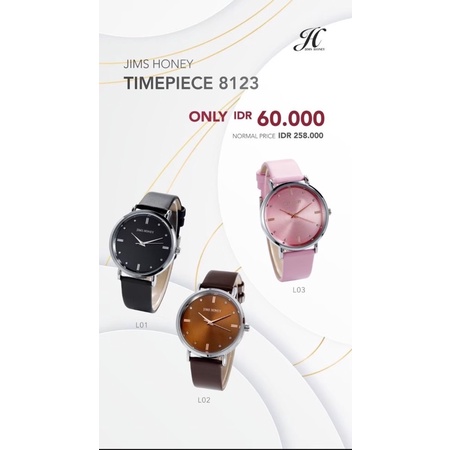 JT 8123 JAM TANGAN WANITA BEST SELLER JIMS HONEY