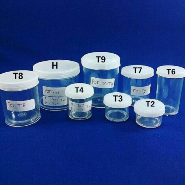 Cup slime/pot urine/ wadah kapsul/ wadah cream