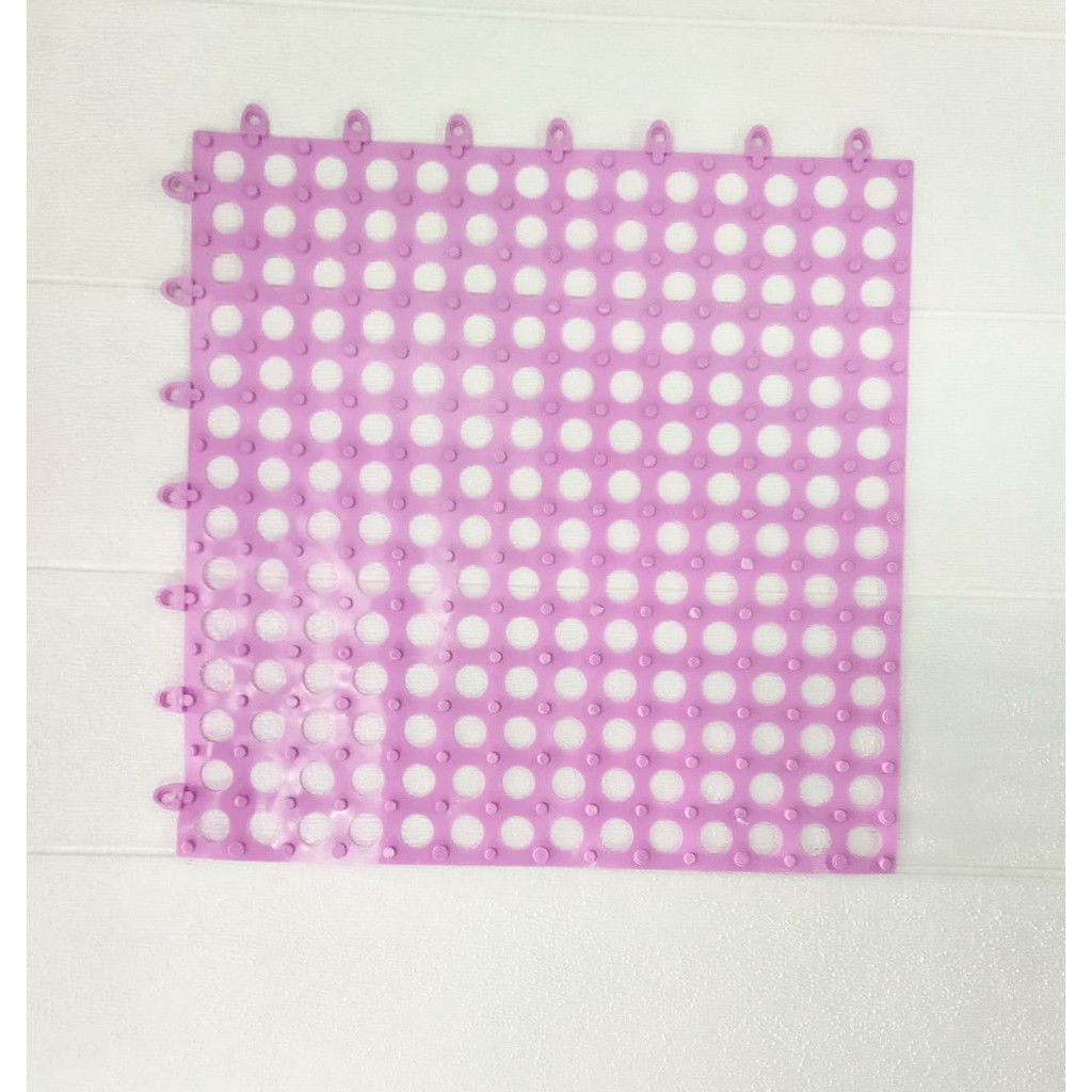 ⭐Bobastore⭐ R529 ALAS KANDANG KELINCI KUCING ANJING ALAS 30x30 POLKADOT - TATAKAN KANDANG KELINCI - FOOTREST KELINCI-PINK