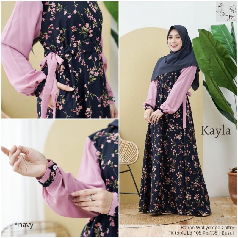 gamis kayla Monalisa//gamis terbaru //gamis teratai monalisa