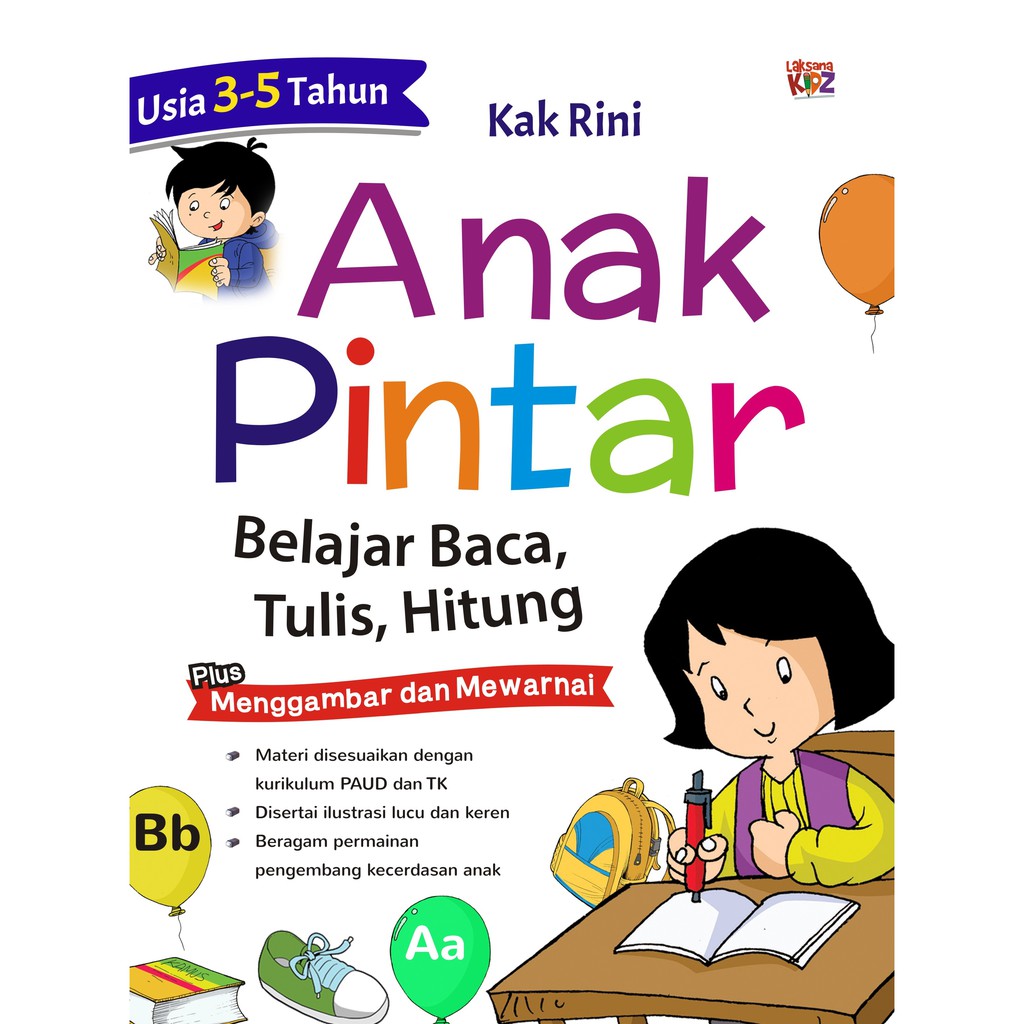 

Buku Anak Pintar Belajar Baca, Tulis, Hitung - Laksana