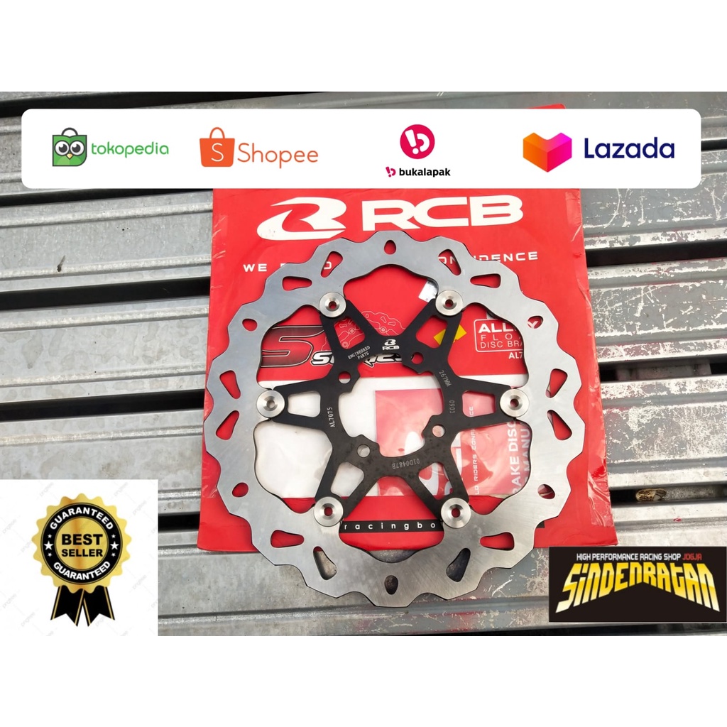 PIRINGAN CAKRAM RCB FULL FLOATING YAMAHA RX KING JUPITER DLL