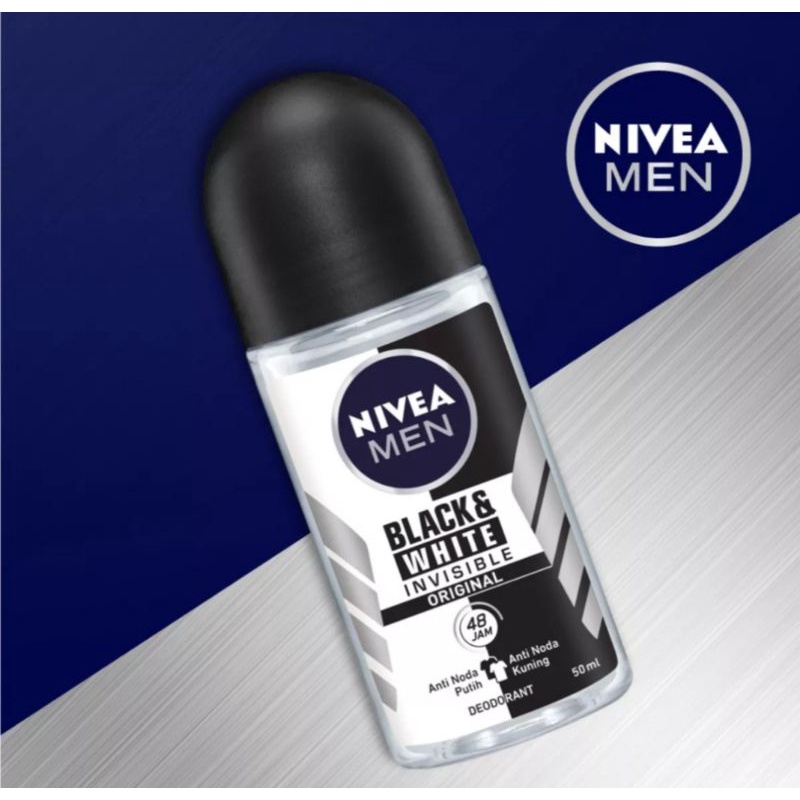 NIVEA MEN DEODORANT ROLL ON 50ML 50 ML ORIGINAL EXP PANJANG