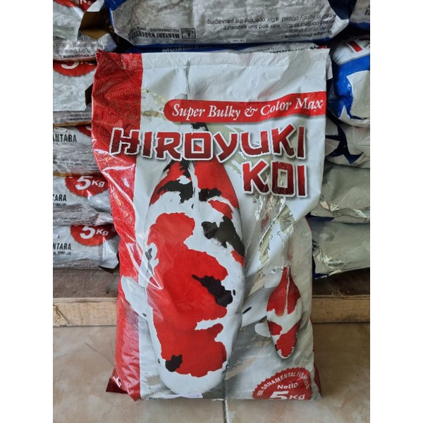 Pakan Ikan Koi Hiroyuki Super Bulky & Color Maximal 5kg