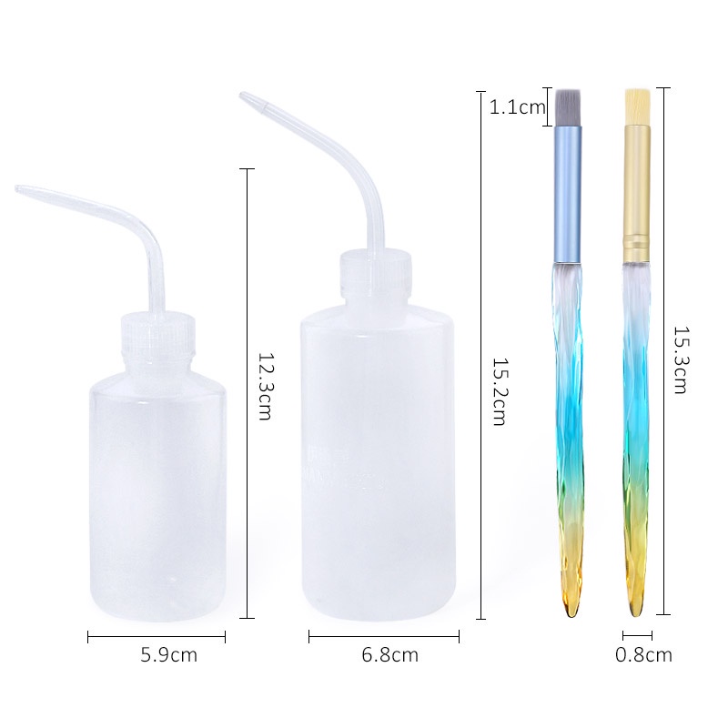 10pcs Eyelash Cleaning Brush Eyelash Extension Tool Clean Skin Care Remover Washing Eyelash Eyebrow Brush Makeup Tool