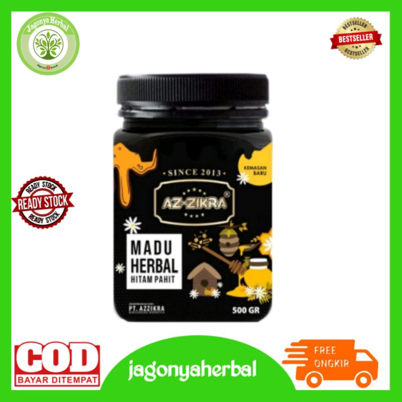 

MADU AZ ZIKRA MADU HERBAL HITAM PAHIT 500GRAM /MADU AZZIKRA AZ-ZIKRA 500GR ASLI (KEMASAN BARU ORIGINAL)