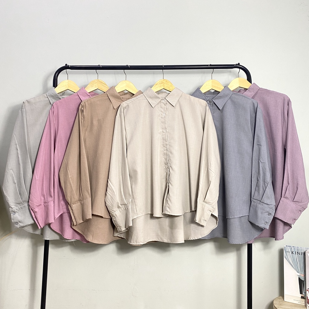 KEMEJA KATUN RANIA PREMIUM SHIRT BTS B602