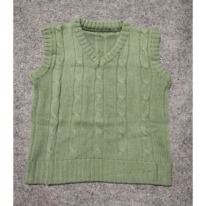 VEST ROMPI RAJUT ANAK