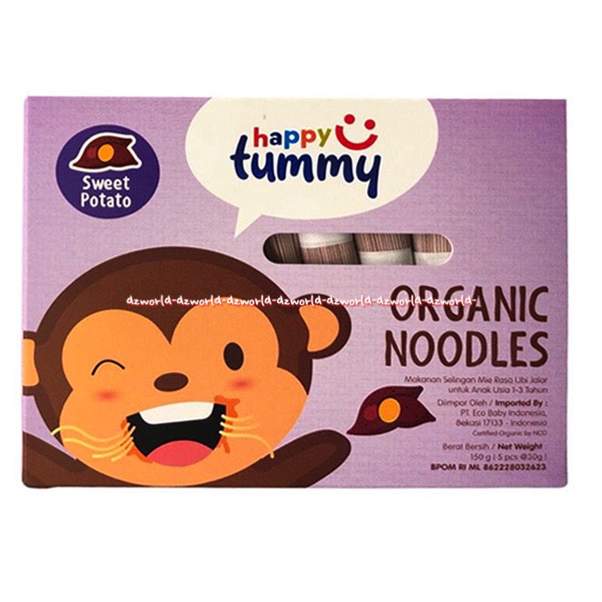 Happy Tummy Organic Noodle 150gr Mie Organik Untuk Bayi Anak Rasa Sweet Potato Kentang Manis Broccoli Brokoli Hepi Tumi Happytummy Mi Instan For Baby