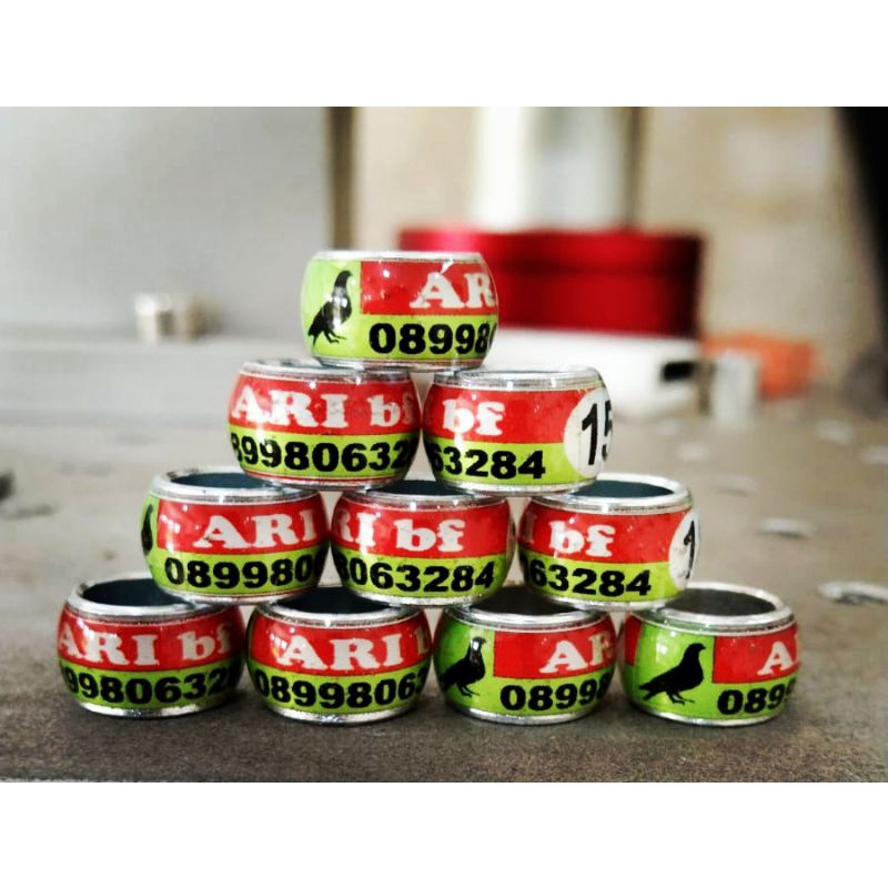 RING BURUNG MODEL DONAT MERPATI,MURAI BATU,LB,KENARI SOGON