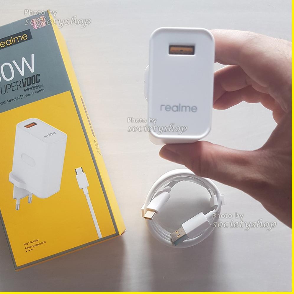 [KODE PRODUK CRKEE8046] VOOC FAST CHARGING Realme 6 7 X XT X3 X2 C17 Casan 30W Charger Hp Carger Rea