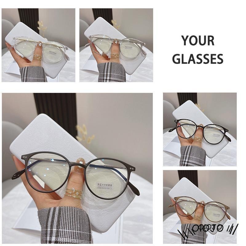 【COD】Kacamata Korea Anti Radiasi Photocromic Wanita Pria Fotocromic Kacamata Komputer Anti Sinar Matahari Blueray Silau Potocromic Korea Kaca Mata Optik Glasses ol2