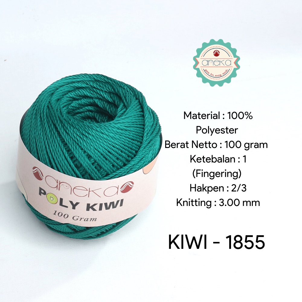 Benang Rajut Poli / Poly Kiwi Yarn - PREMIUM - 1855