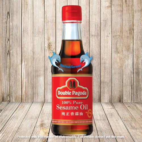 

Double Pagoda 100% Pure Sesame Oil / Minyak Wijen ASLI 95m