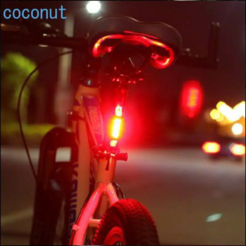 lampu sepeda merah bisa dicas lampu belakang sepeda rechargeable bicycle led light