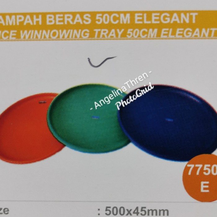 Tampah Beras Plastik 50cm - Nampan Bulat besar Plastik