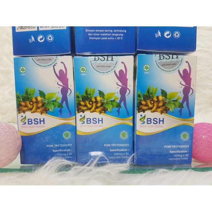BSH POM - Body Slim Herbal 100% Natural Quick Effect Best Seller BPOM terlaris