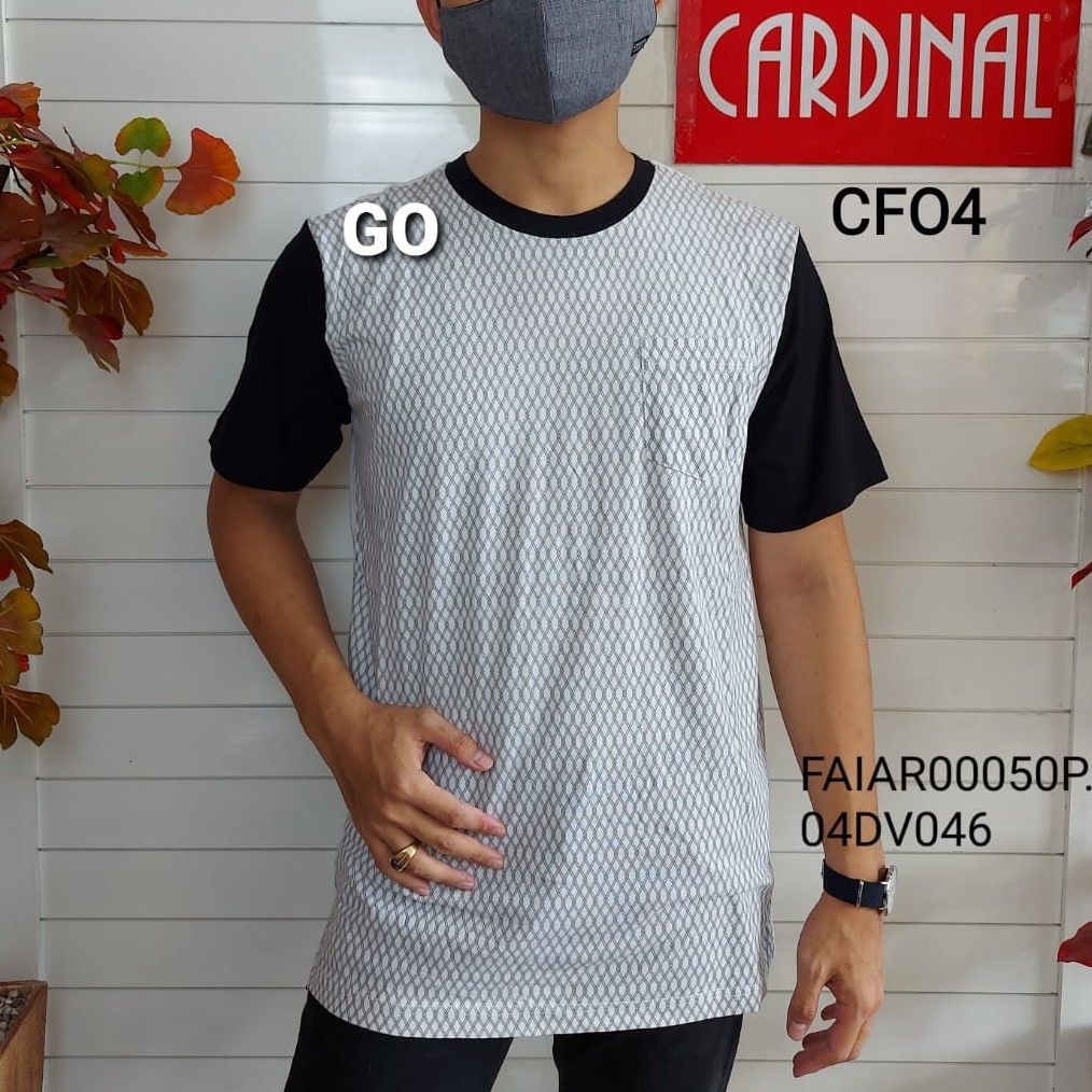 gof CFO CARDINAL FORMAL TSHIRT Pakaian Pria Atasan Kaos T-shirt Oblong Casual Original Lengan Pendek