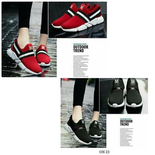 slip on moschino wanita murah / slip on korean M best seller / slip on ELEGANT