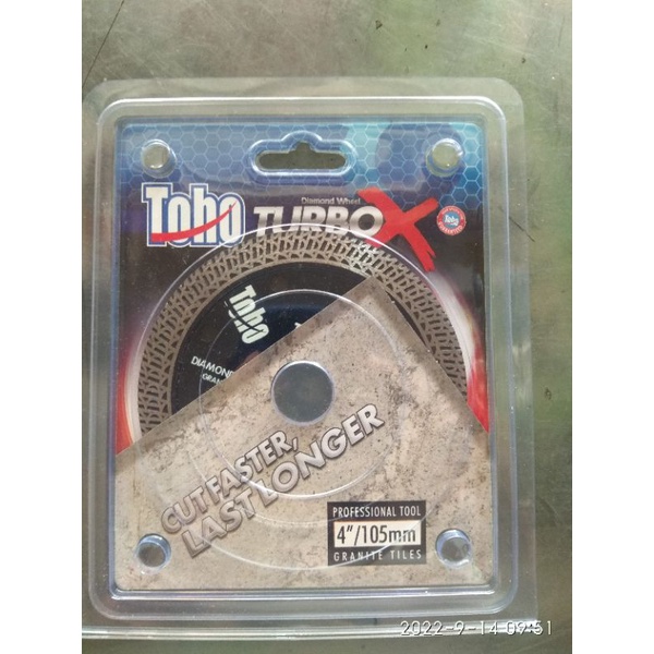 Diamond wheel TOHO TURBO X pisau potong keramik Granit batu