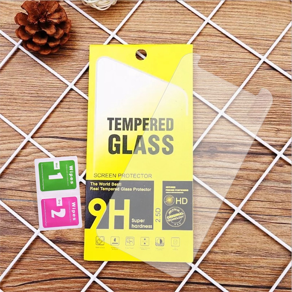 Tempered Glass Realme C1 C2 C3 C11 C12 C15 C17 C20 C21 C21Y C25 C31 C35 Anti Gores Bening 9H