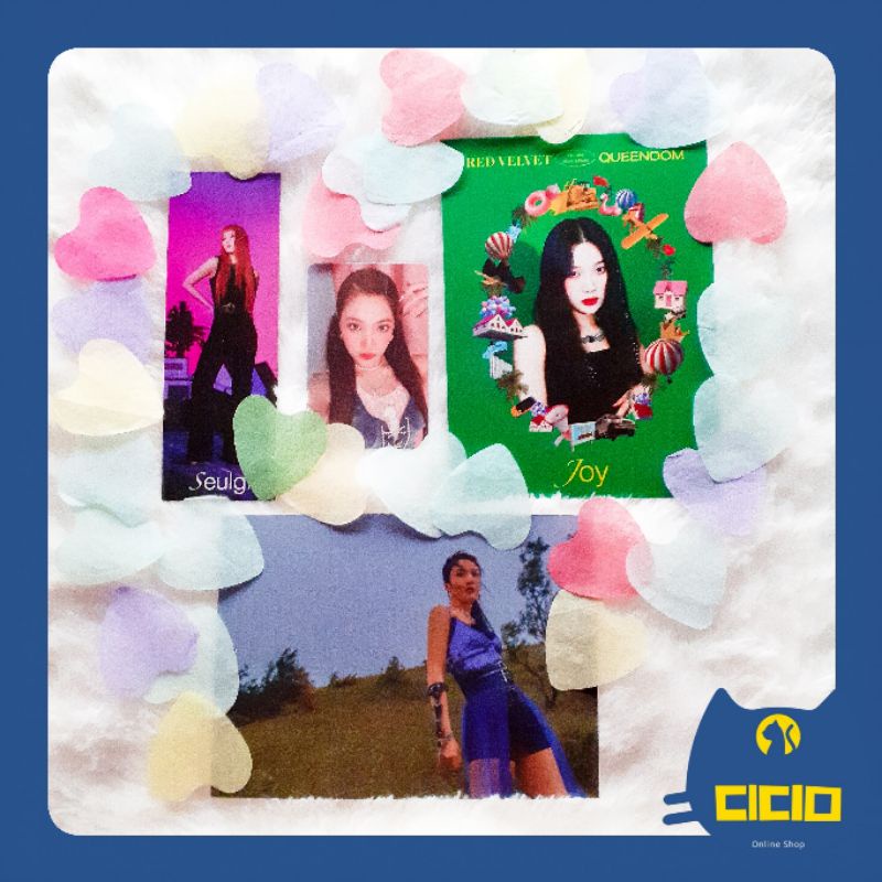 [READY STOCK] Red Velvet Queendom Queens Official Photocard PC Postcard Bookmark Portrait Card Seulg