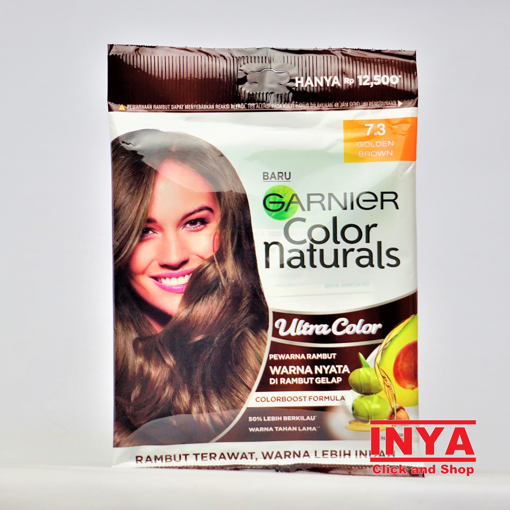 GARNIER COLOR NATURALS ULTRA COLOR 7.3 GOLDEN BROWN 30mlx30gr SACHET