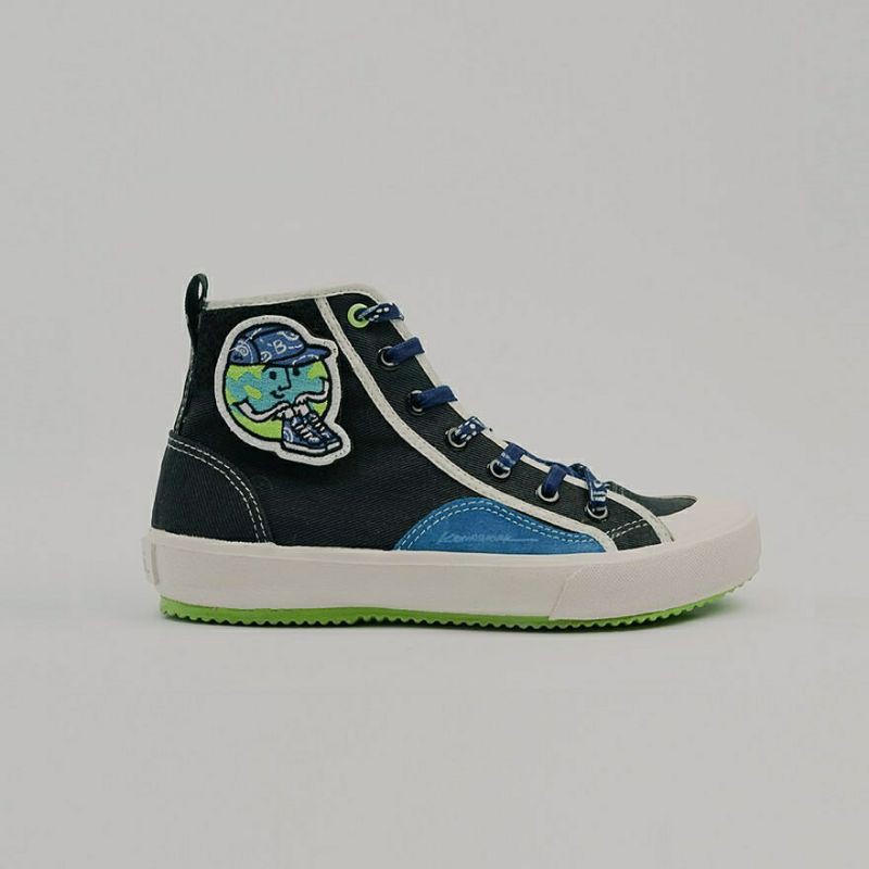 pijak bumi x kevinswork x bluesville sakka hi-top