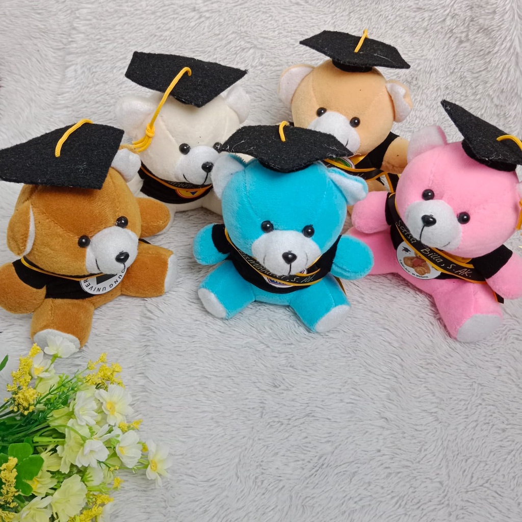 BONEKA WISUDA GEMOY | HADIAH WISUDA | BONEKA POLOSAN | TEDDY BEAR GEMOY | BONEKA GEMOY TOGA