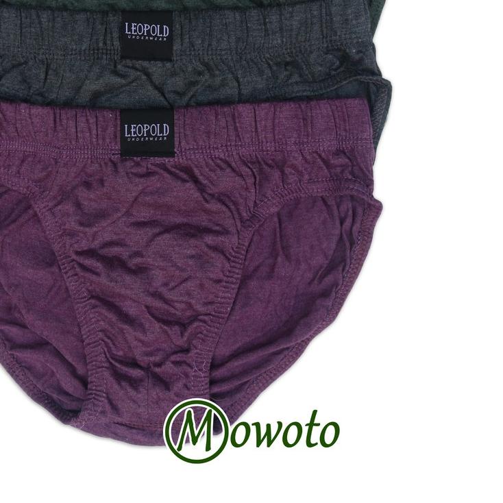 ♚ [ 3pc ] CD LEOPOLD | Celana dalam sempak pria karet kerut berkualitas - Mowoto ™