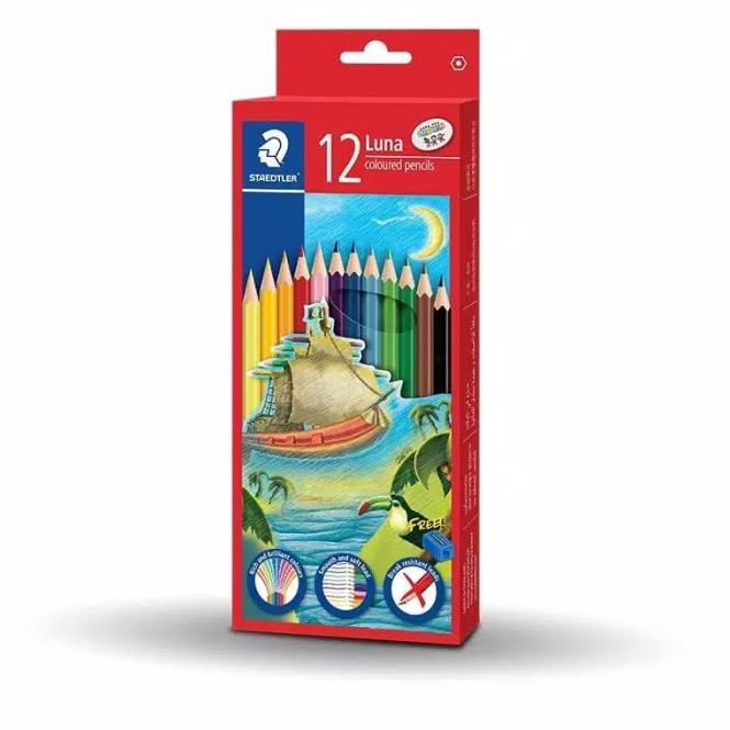 

(J5K1) ✯ Pensil Warna Panjang Staedtler Luna 12 warna //Banyak@peminat
