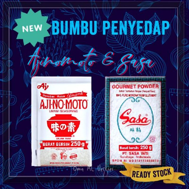 

BUMBU PENYEDAP SASA / AJINONOTO PER 250 GR