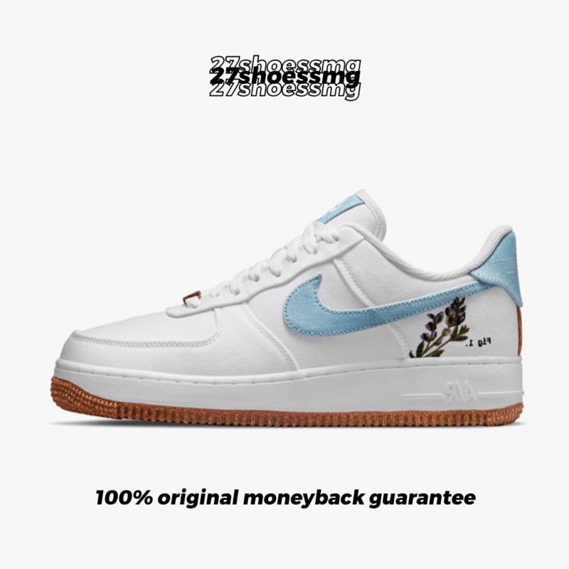 Nike Air Force 1 SE ‘07 Indigo Womens 100% Original Resmi