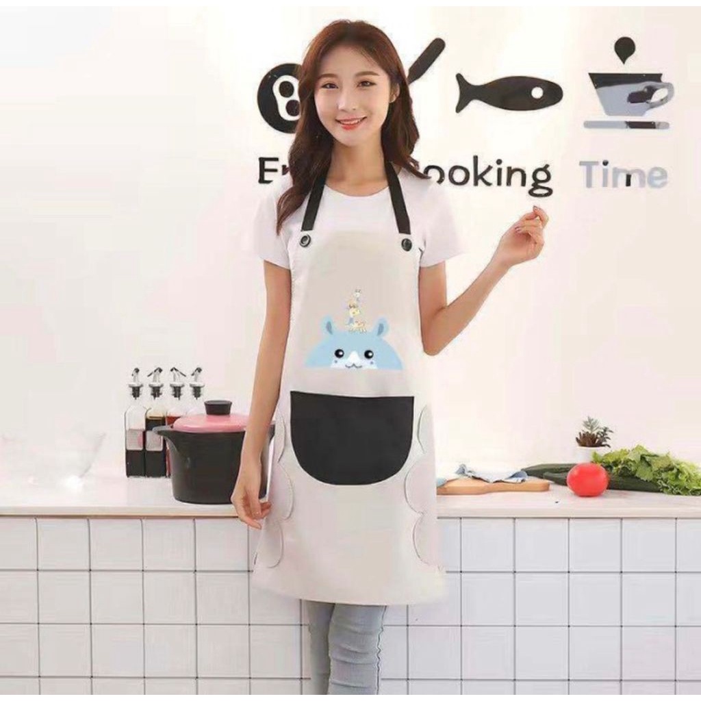 YT046 New Apron Celemek Masak